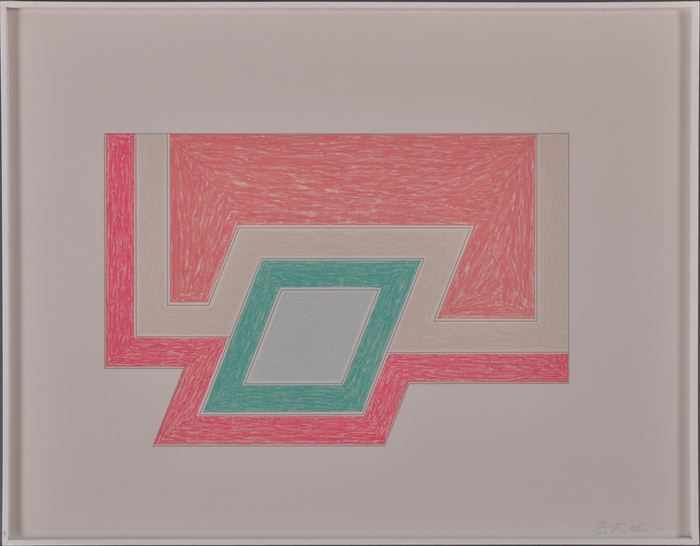 Appraisal: FRANK STELLA b CONWAY Lithograph screenprint numbered signed and dated