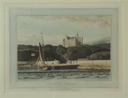 Appraisal: Daniell William Duntrune Castle Loch Crenan Argylshire London Hand coloured