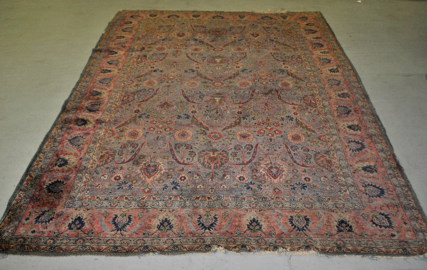 Appraisal: - Room size Persian oriental carpet with overall floral patterns