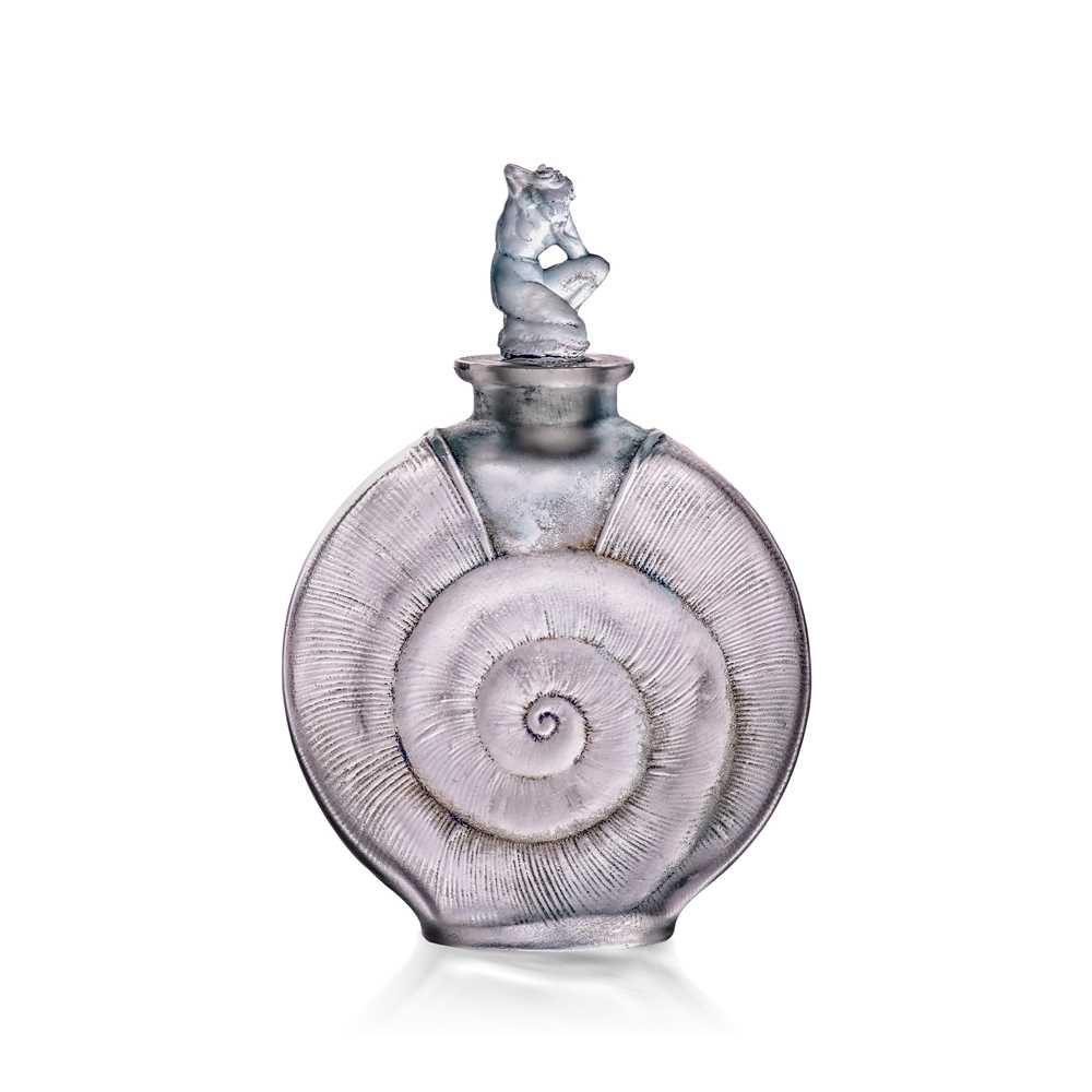 Appraisal: REN LALIQUE FRENCH - AMPHITRITE SCENT BOTTLE NO designed clear