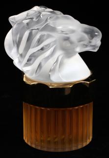 Appraisal: LALIQUE CRYSTAL FLACON PERFUME LALIQUE CRYSTAL FLACON PERFUME H ''