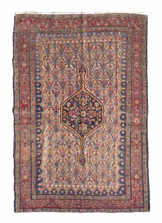 Appraisal: A Northwest Persian Wool Rug having a hexagonal center medallion