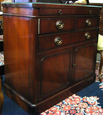 Appraisal: Vintage Drexel Mahogany Server with flatware drawer and three drawers