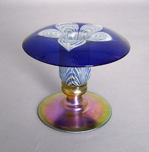 Appraisal: Durand art glass vase h