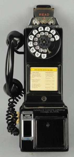 Appraisal: AE -Slot Pay Telephone by Gray Circa s black metal