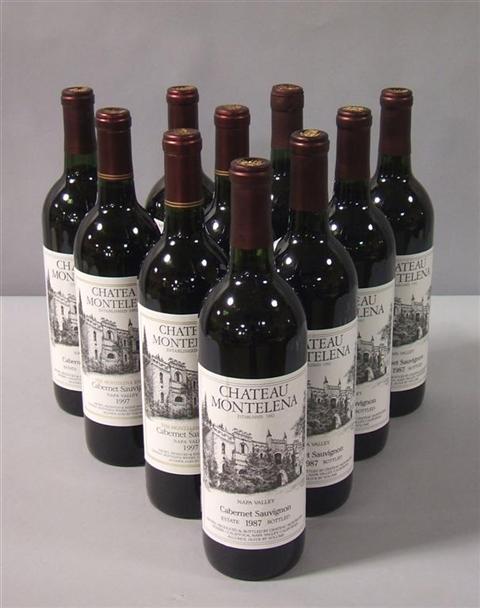 Appraisal: MIXED VERTICAL CHATEAU MONTELENA CABERNET SAUVIGNON Ten bottles including and