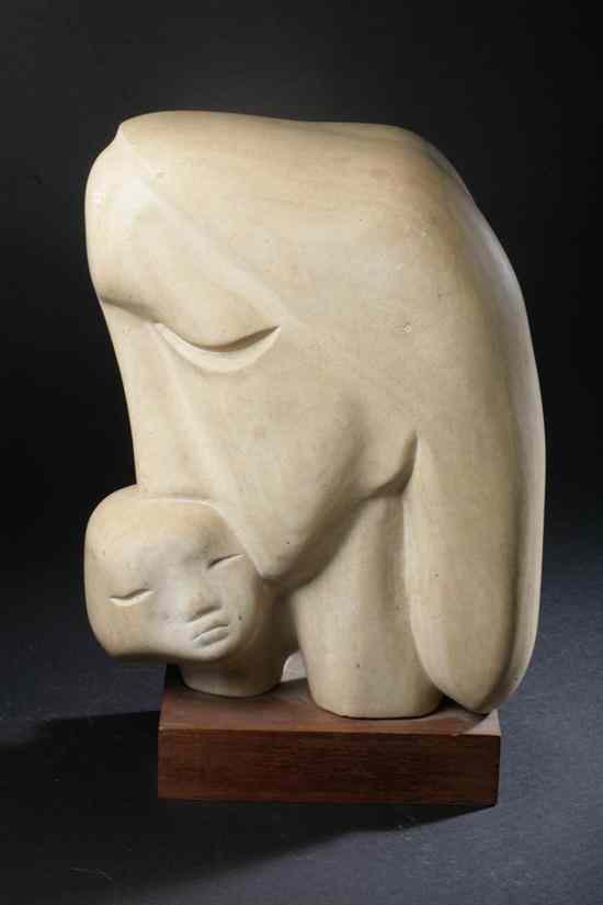 Appraisal: CHARLES UMLAUF American - MOTHER AND CHILD signed on base