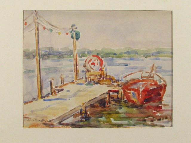 Appraisal: Constance Forsyth - American x Watercolor Signed Lower Left Boardwalk