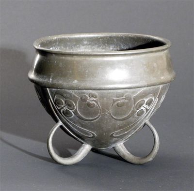 Appraisal: A Liberty Co English Pewter jardiniere designed by Archibald Knox