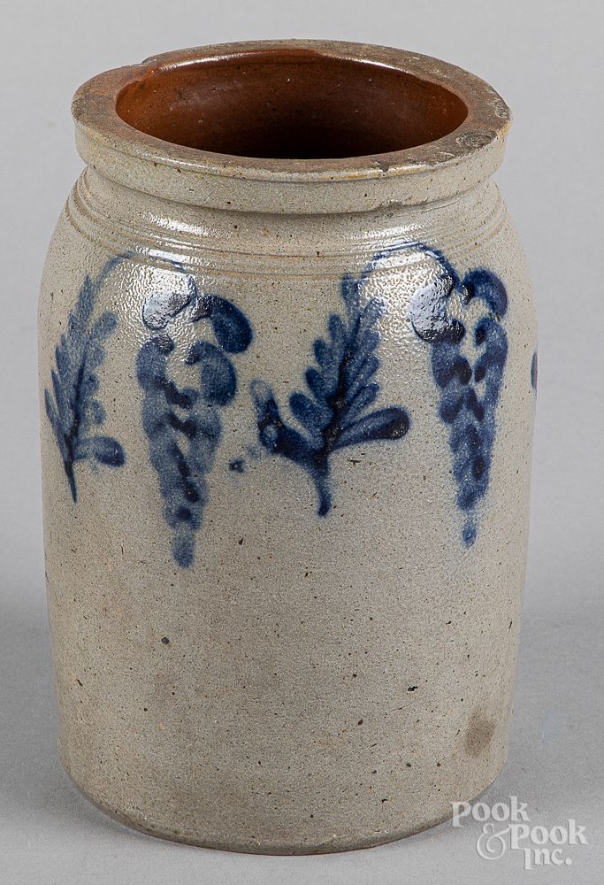 Appraisal: Pennsylvania stoneware jar th c Pennsylvania stoneware jar th c