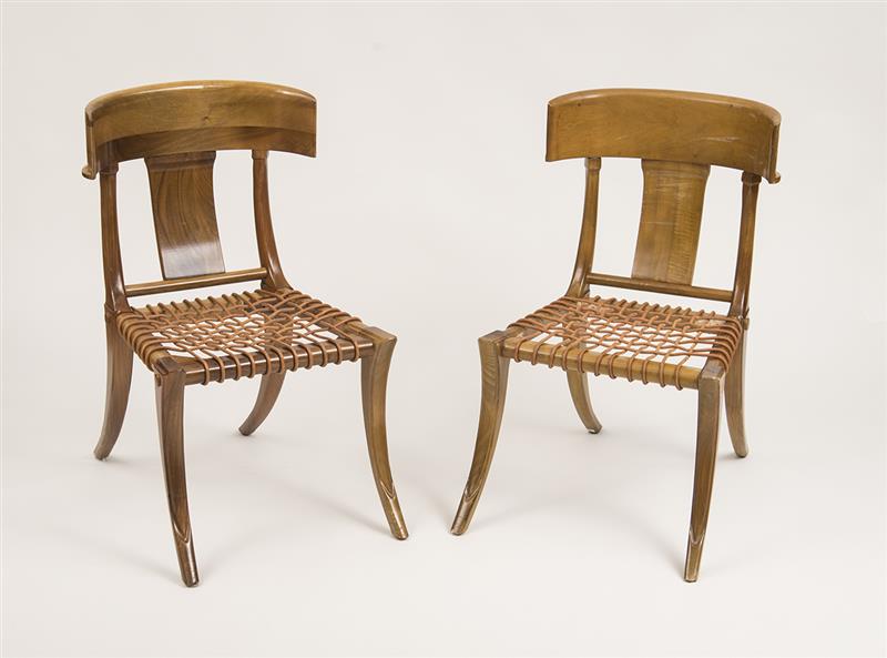 Appraisal: Pair of Side Chairs In the Style of T H