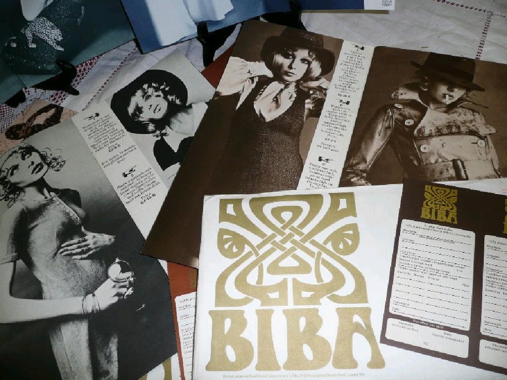 Appraisal: Six Biba 's fashion catalogues with their original envelopes dated