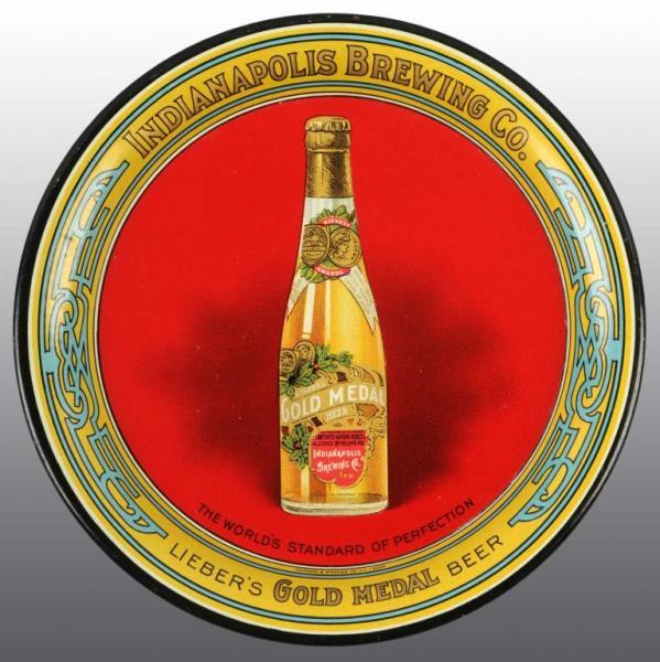 Appraisal: Gold Medal Beer Tip Tray Description Manufactured by the Kaufman