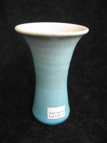 Appraisal: Pisgah Forest Art Pottery Vase turquoise glaze '' signed excellent