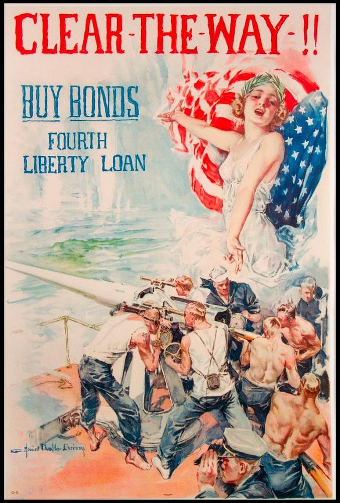 Appraisal: Howard Chandler CHRISTY - Vintage World War I Poster Clear