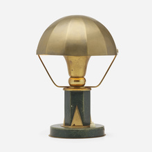 Appraisal: In the manner of Paul Dupr -Lafon TABLE LAMP th