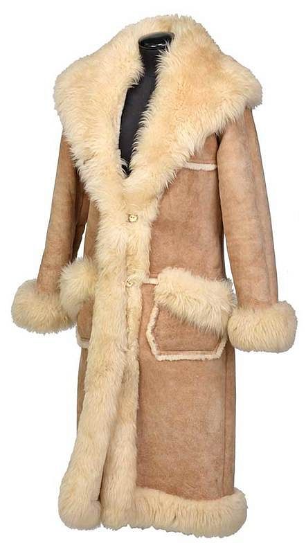 Appraisal: Overland Sheepskin Shearling Fur Coat th century length shearling lining