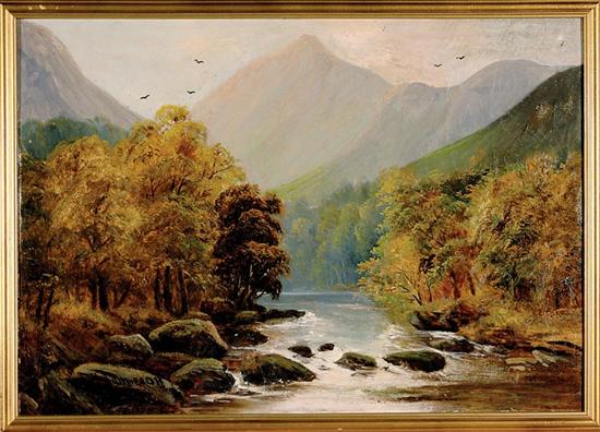 Appraisal: Francis E Jamieson British - RIVER COUPALL oil on board