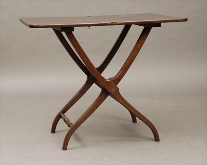 Appraisal: English Mahogany Coaching Table x x in