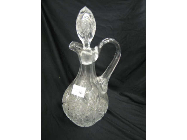 Appraisal: Large Cut Crystal Decanter a beauty