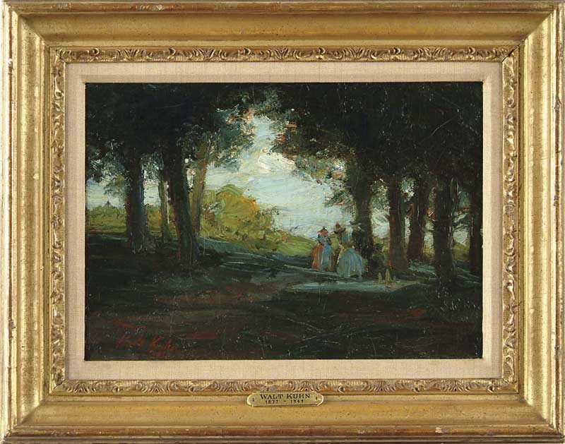 Appraisal: WALT KUHN American - PICNIC IN THE PARK Oil on