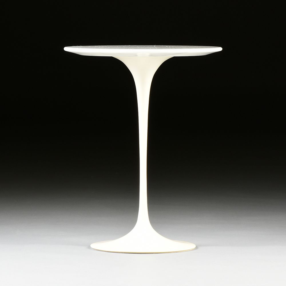 Appraisal: EERO SAARINEN Finnish American - A MARBLE TOPPED END TABLE