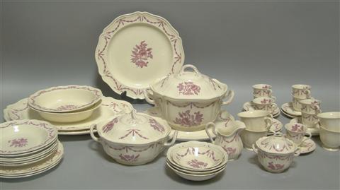 Appraisal: PIECE WEDGWOOD WILLIAMSBURG HUSK PART SERVICE Including four dinner plates