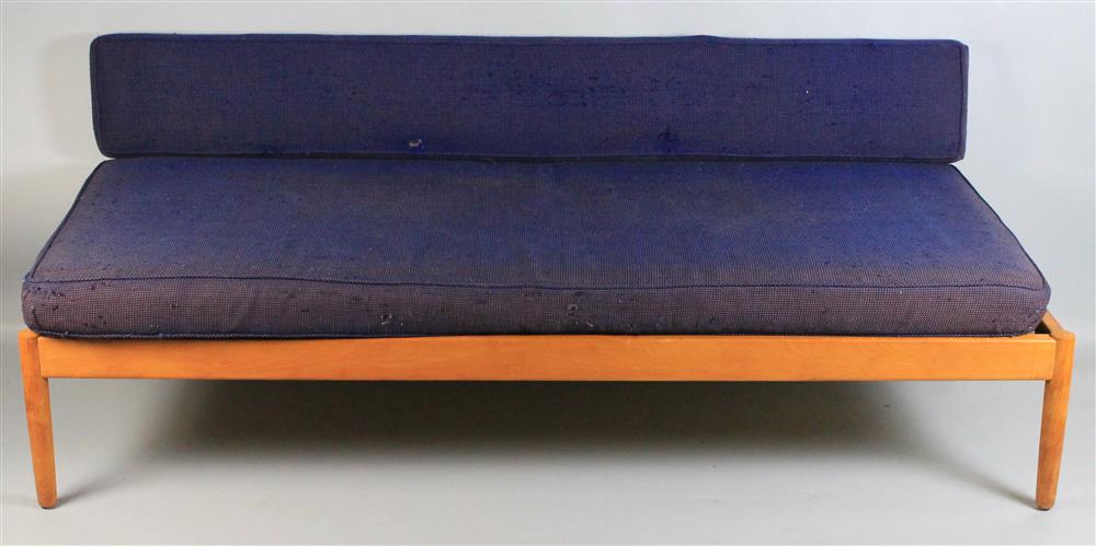 Appraisal: BLUE DAYBED FROM THE ALCOA HOUSE unmarked but pictured in