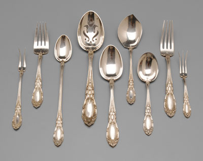 Appraisal: Towle King Richard Sterling Flatware American th century pieces no