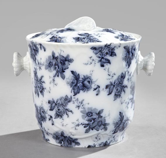 Appraisal: Ridgeway's Blue and White Verona Ironstone Slop Jar fourth quarter