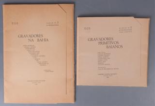 Appraisal: Bahia Woodcut Albums Two Includes Gravadores Primitivos Baianos Album No