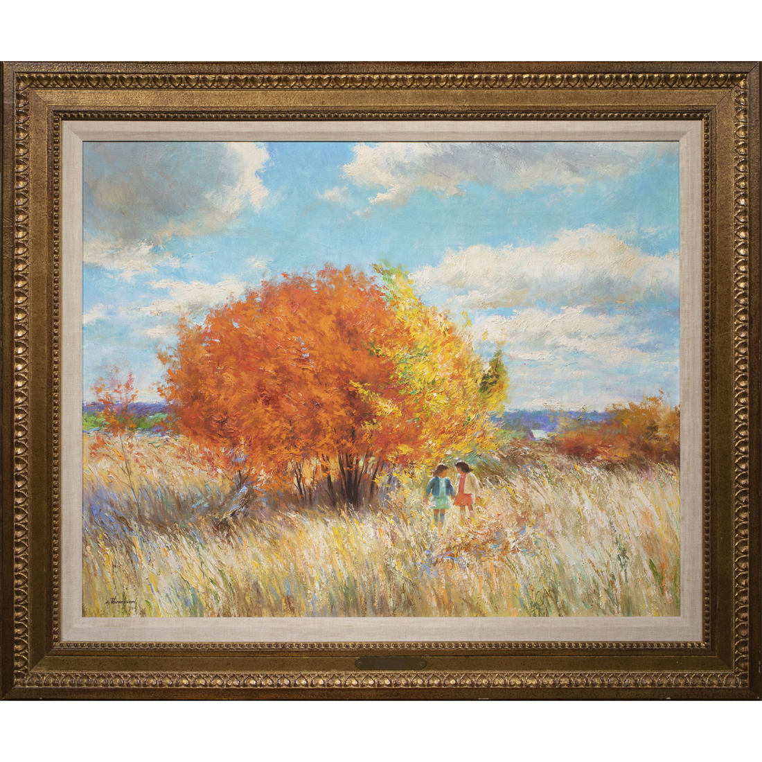 Appraisal: Richard Earl Thompson American - Indian Summer oil on canvas