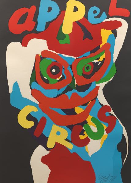 Appraisal: KAREL APPEL DUTCH - x Circus Lithograph on paper signed