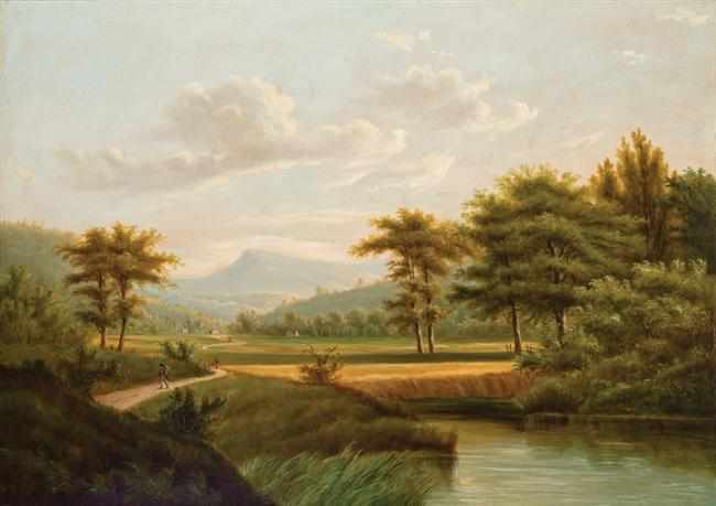 Appraisal: HENRY ARY American - ''A View from Underhill Pond'' Hudson