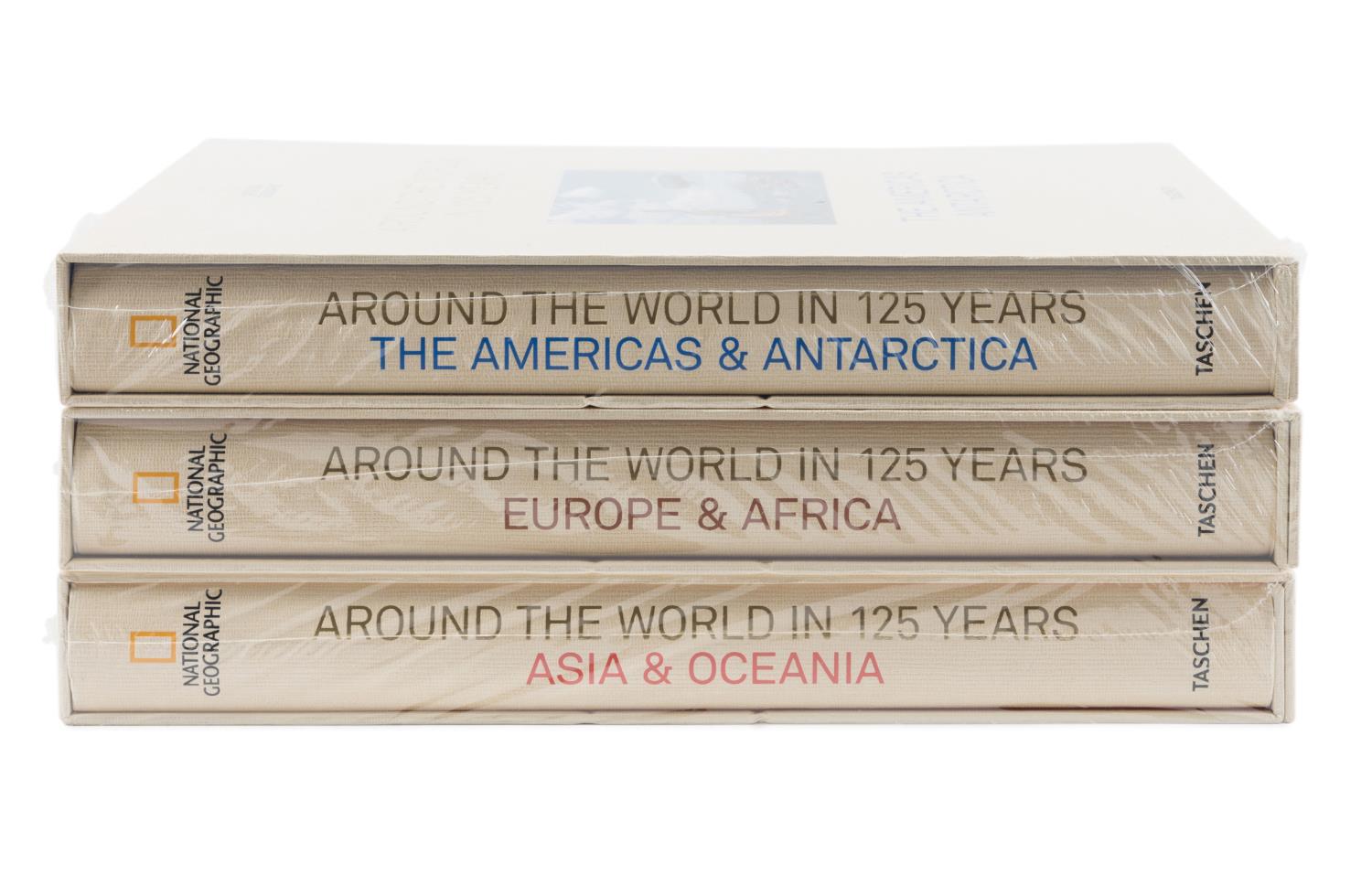 Appraisal: THREE NATIONAL GEOGRAPHIC AROUND THE WORLD BOOKS Set of three