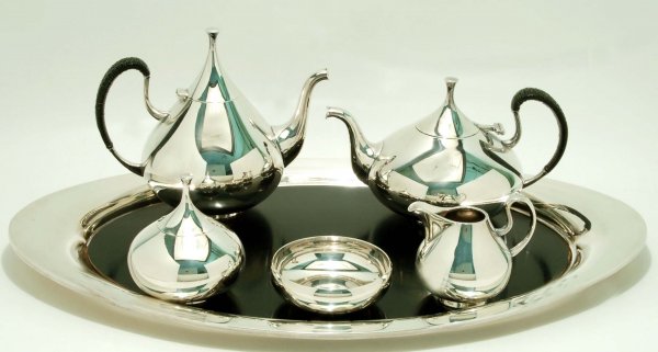 Appraisal: John Prip for Reed Barton silverplated Dimension tea and coffee