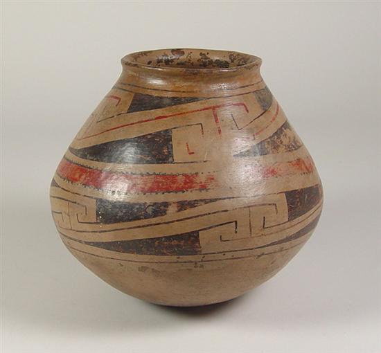 Appraisal: Casas Grandes Pot Thin-walled pot with rounded bottom and polychrome