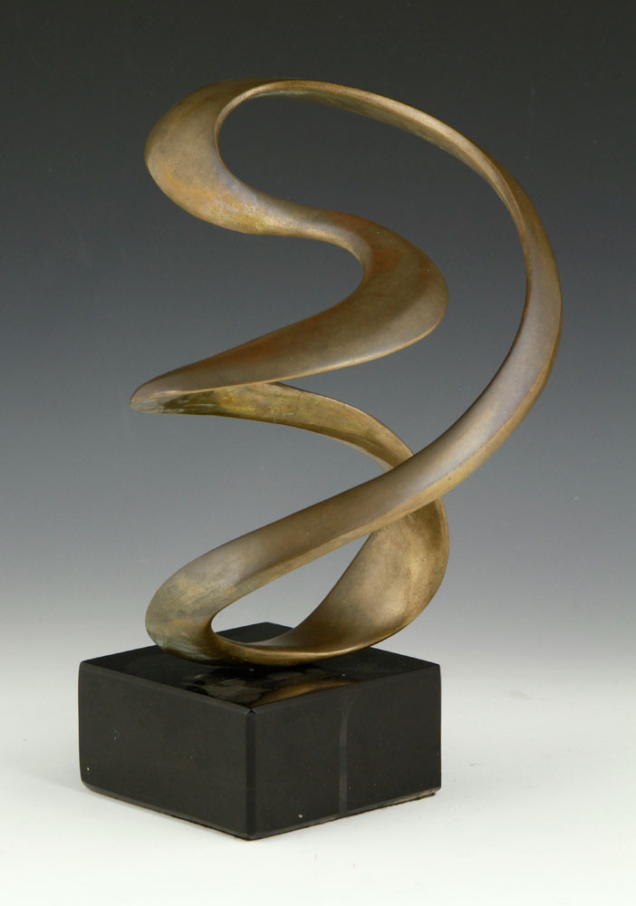 Appraisal: - Bennett Abstract Bronze Sculpture Bob M Bennett Bennett Brothers