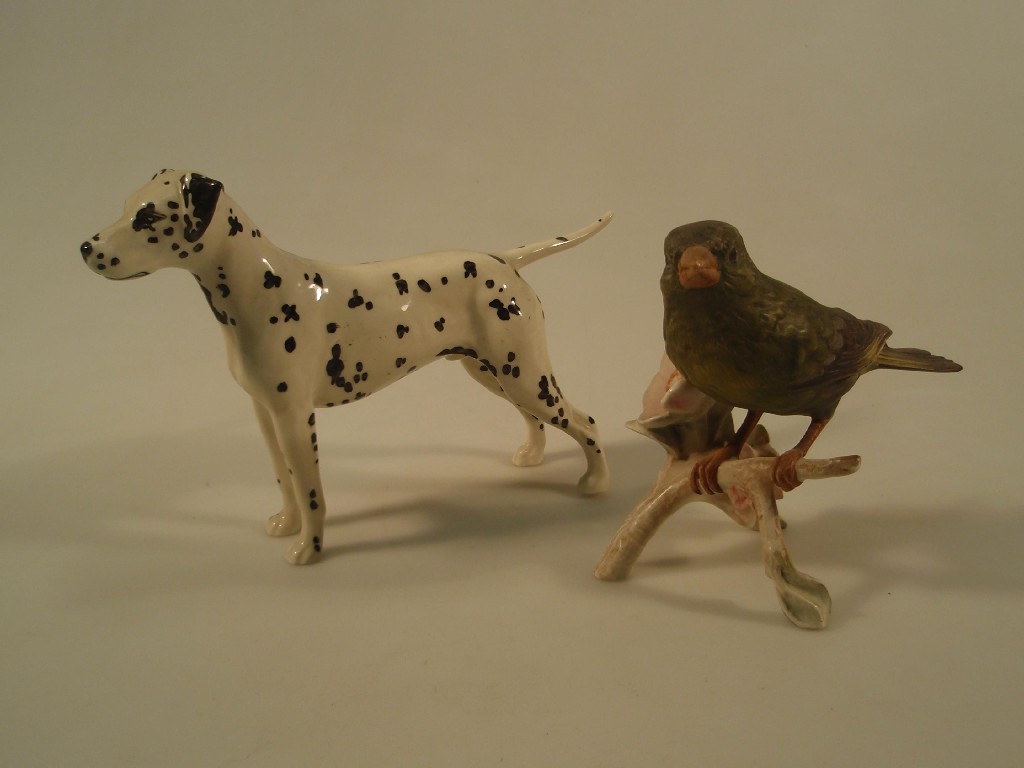 Appraisal: A Beswick Dalmatian Arnoldene cm high a Goebel bisque figure