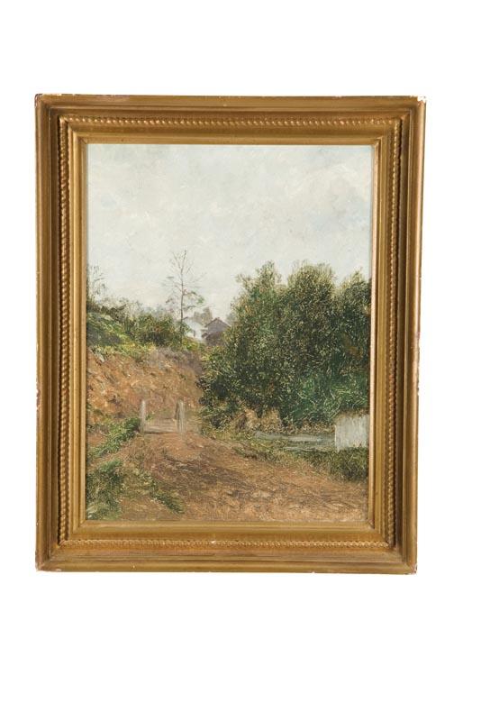 Appraisal: LANDSCAPE ATTRIBUTED TO ALFRED S WALL PENNSYLVANIA - Oil on