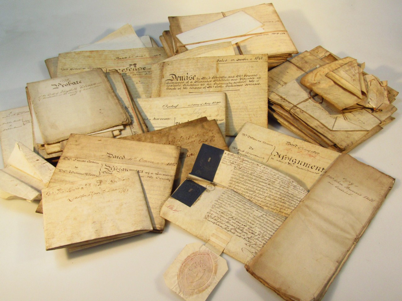 Appraisal: A quantity of various thC and other indentures