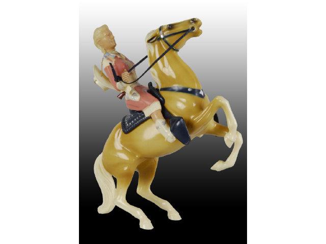 Appraisal: Hartland Horse and Annie Oakley Rider Description Plastic Rearing tan