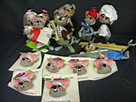 Appraisal: LOT OF ANNALEE MICE This lot has mice assorted mice