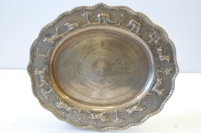 Appraisal: INDIAN SILVER DISH