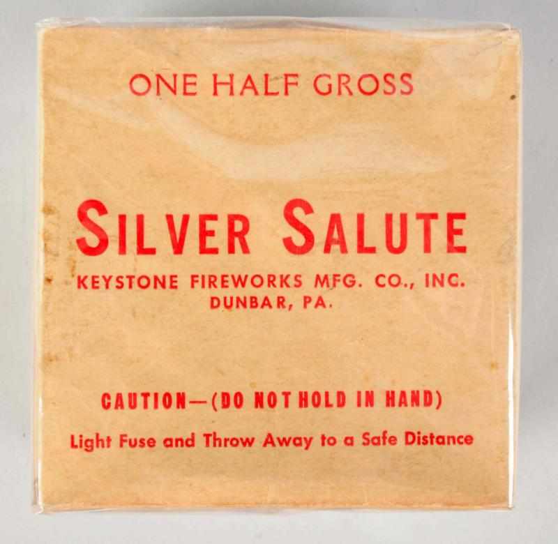 Appraisal: Silver Salutes Gross Class Manufactured by Keystone Fireworks Mfg in