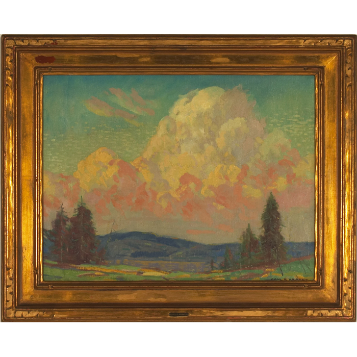 Appraisal: Carl Rudolph Krafft American - Summer Landscape c oil on