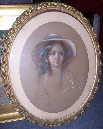 Appraisal: James Rannie SwintonPortrait of a Young Womanhead and shoulders wearing