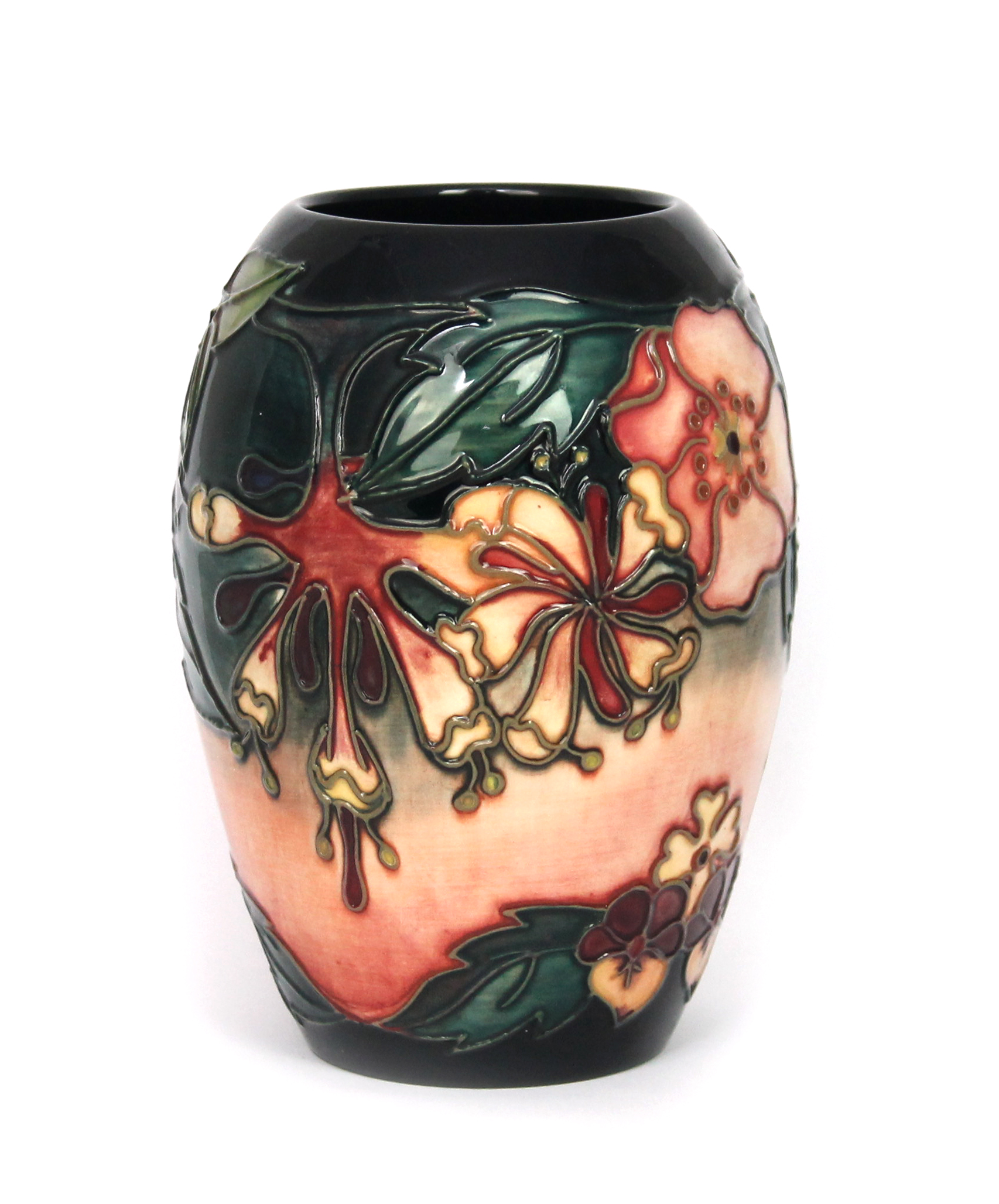 Appraisal: A Moorcroft pottery vase decorated in the Oberon pattern circa