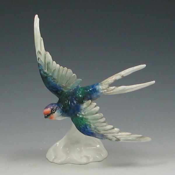 Appraisal: Staffordshire Window Bird by J T Jones marked Fine Bone