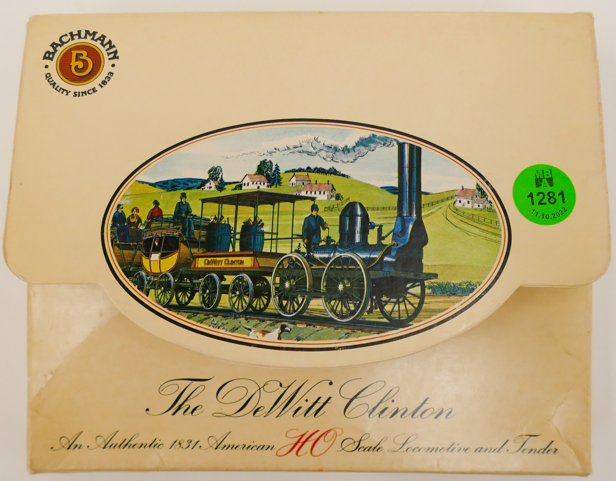 Appraisal: Bachmann The DeWitt Clinton HO Locomotive and Tender Set in